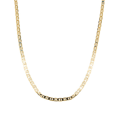 9ct Yellow Gold Anchor Link Necklace-Necklace-Walker & Hall