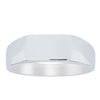 Sterling Silver Rectangular Signet Ring-Ring-Walker & Hall