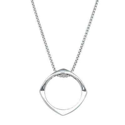 Sterling Silver Eos Pendant-Necklace-Walker & Hall