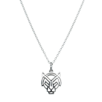 Sterling Silver Year Of The Tiger Pendant-Necklace-Walker & Hall