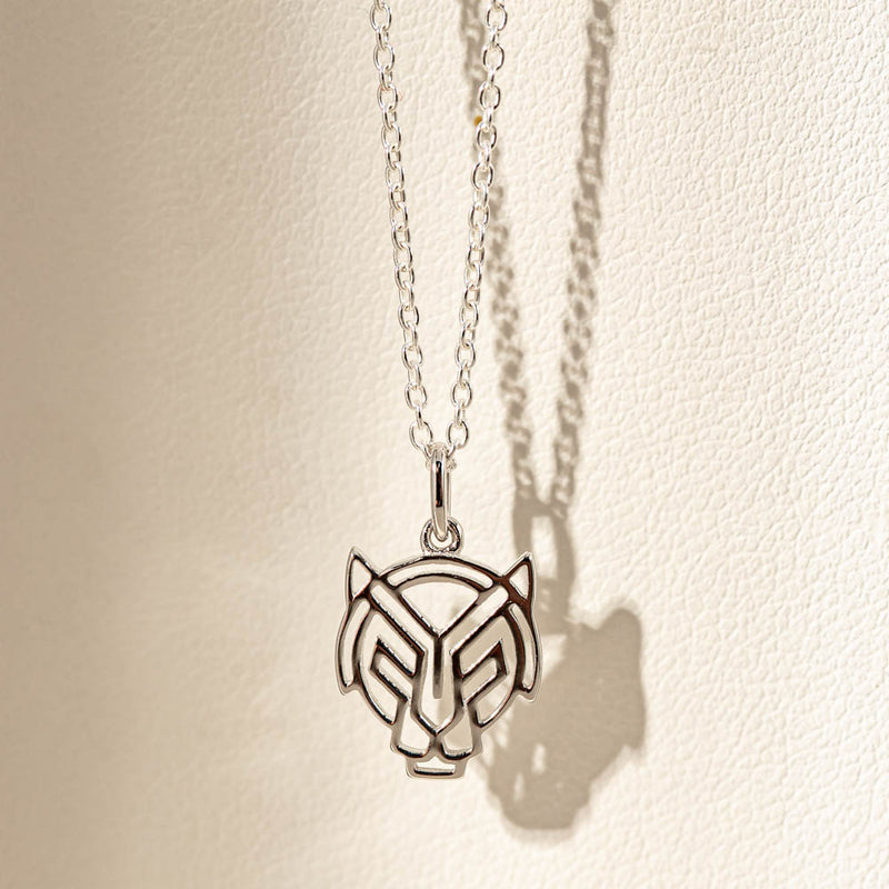 Sterling Silver Year Of The Tiger Pendant-Necklace-Walker & Hall