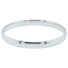 Sterling Silver 6.5mm Bangle-Bracelet-Walker & Hall