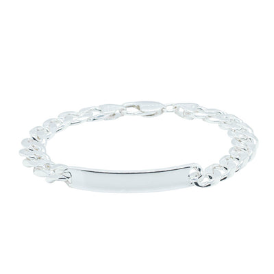 Sterling Silver ID Bracelet-Bracelet-Walker & Hall