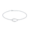 Sterling Silver Mini Entwined Bracelet-Bracelet-Walker & Hall