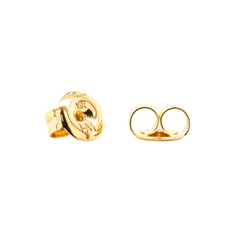 18ct Yellow Gold Butterflies-Earrings-Walker & Hall