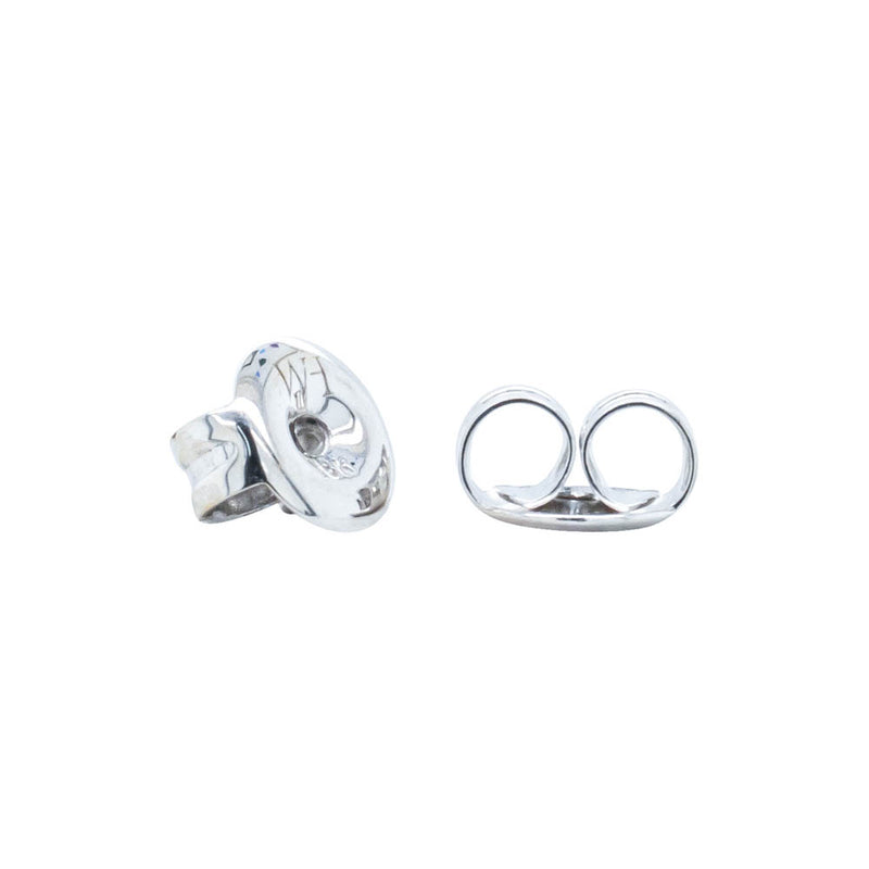 18ct White Gold Butterflies-Earrings-Walker & Hall