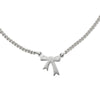 Karen Walker Mini Bow Necklace - Sterling Silver-Necklace-Walker & Hall