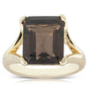 14ct Yellow Gold Smokey Quartz Verona Ring-Ring-Walker & Hall