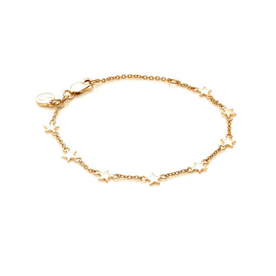 Stolen Girlfriends Club Stolen Star Bracelet - Gold Plated-Bracelet-Walker & Hall