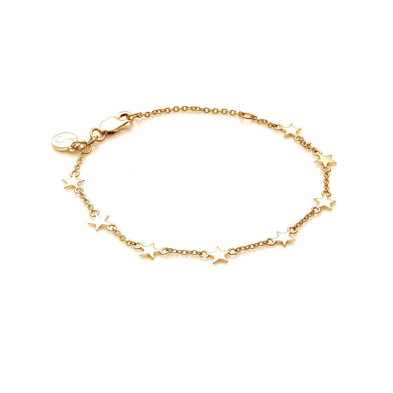 Stolen Girlfriends Club Stolen Star Bracelet - Gold Plated-Bracelet-Walker & Hall