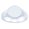 Sterling Silver Classic Signet Ring-Ring-Walker & Hall