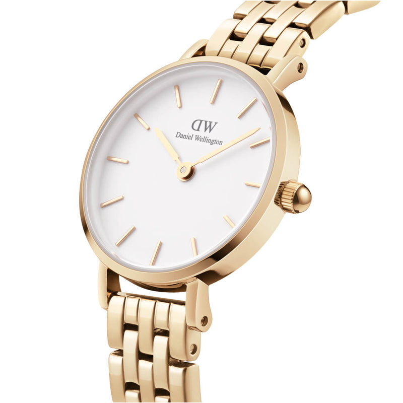 Daniel Wellington Petite 5-link Evergold 28mm Watch-Watch-Walker & Hall