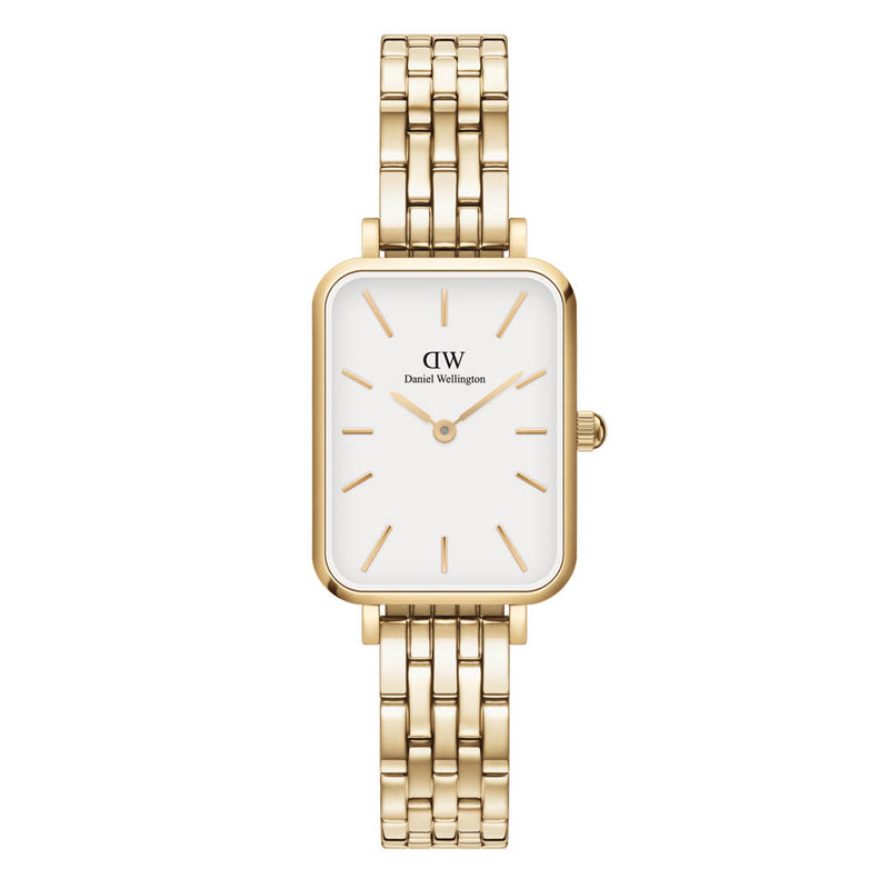 Daniel Wellington Quadro 5-Link Evergold Watch-Watch-Walker & Hall