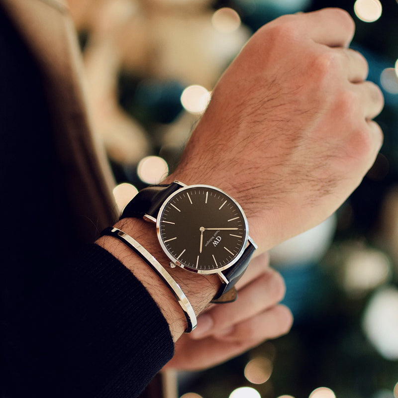 Daniel Wellington Classic Black Sheffield 40mm Watch-Watch-Walker & Hall