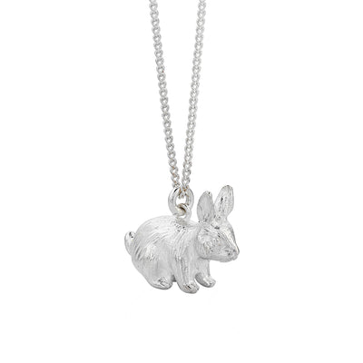 Karen Walker Lunar Rabbit Necklace - Sterling Silver-Necklace-Walker & Hall