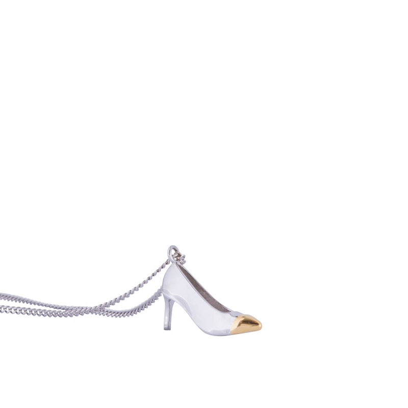 Boh Runga Lola Pendant - Sterling Silver & Gold Plated-Necklace-Walker & Hall