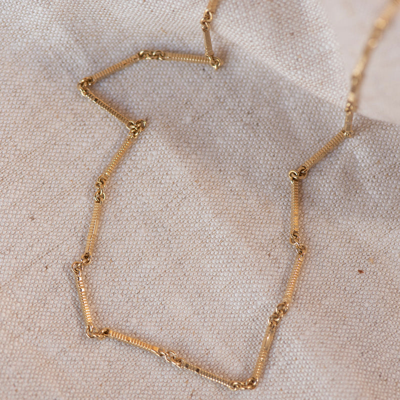 Zoe & Morgan Ameena Chain - Gold Vermeil-Necklace-Walker & Hall