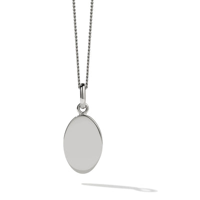 Meadowlark Melrose Charm Necklace - Sterling Silver-Necklace-Walker & Hall